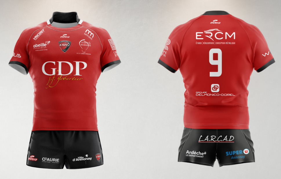 Maillot OFFICIEL CSA Rouge